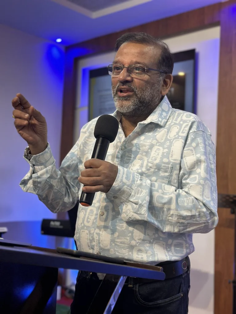 Dr. J.N. Manokaran speaking at a seminar